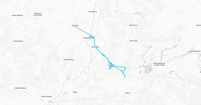 Liniennetz von Nahverkehrsgesellschaft Jerichower Land