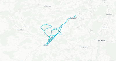Liniennetz von Neustadt an der Aisch