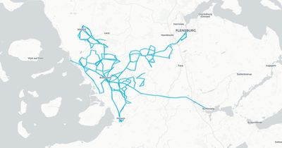 Liniennetz von Norddeutsche Verkehrsbetriebe NF Mitte