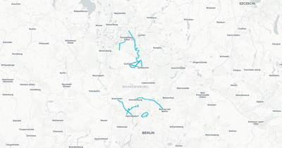 Liniennetz von Oberhavel Verkehrsgesellschaft mbH
