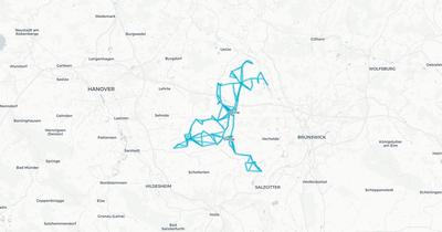 Liniennetz von Omnibus-Nahverkehrs-Service
