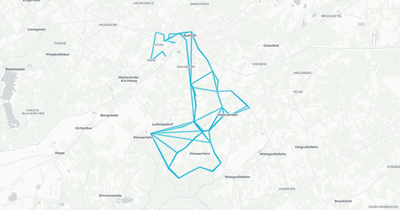 Liniennetz von Omnibusbetrieb Andreesen