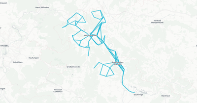 Liniennetz von Omnibusbetrieb Sallwey GmbH