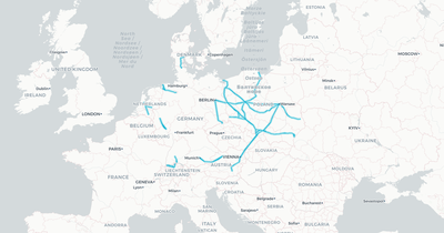 Liniennetz von PKP Intercity
