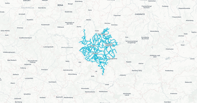 Liniennetz von POB Vnetz Schülerverkehr