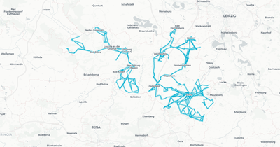 Liniennetz von PVG Burgenlandkreis