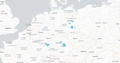 Liniennetz von Queichtal Nahverkehrsgesellschaft