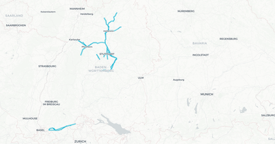 Liniennetz von rabRAB DB ZugBus Regionalverkehr Alb-Bodensee GmbH