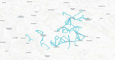 Liniennetz von RB-Gesellschaft UHK mbH