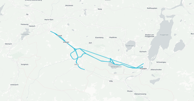 Liniennetz von RBA Kempten