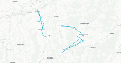 Liniennetz von RBA Neu Ulm