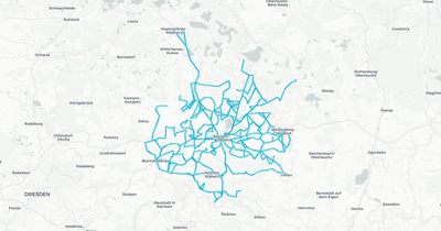 Liniennetz von RBO-Bus