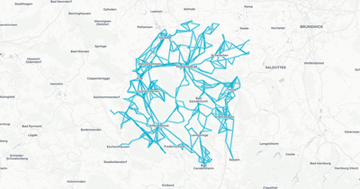Liniennetz von Regionalverkehr Hildesheim