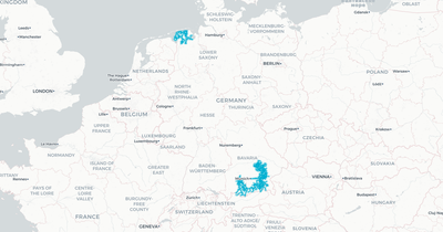 Liniennetz von Regionalverkehr Oberbayer (überregional)
