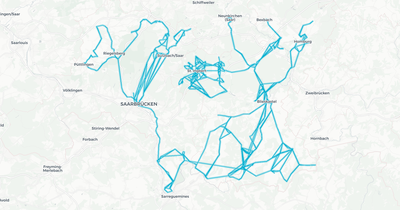 Liniennetz von Reise Fischer GmbH