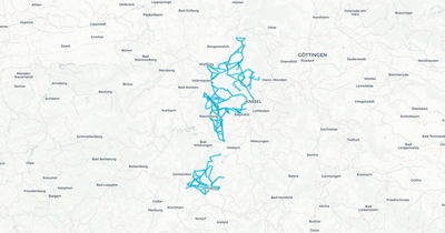 Liniennetz von Reisedienst Bonte