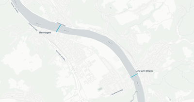Liniennetz von Rheinfähre Linz-Kripp GmbH