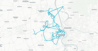 Liniennetz von RNV Ludwigshafen(Bus)