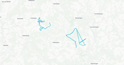 Liniennetz von Rufbus Zollernalb