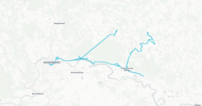 Liniennetz von RVV-VLC für EFA