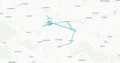 Liniennetz von Salza Tours