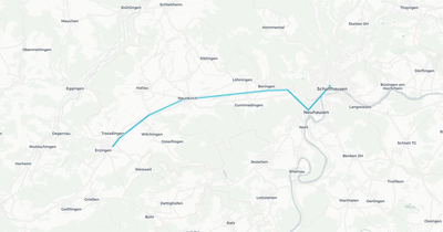 Liniennetz von SBB GmbH