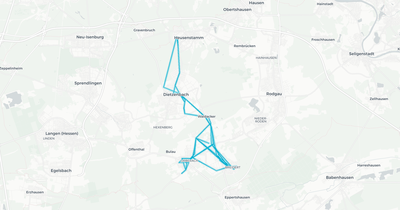 Liniennetz von Schau in's Land Hain GmbH