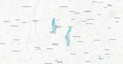 Liniennetz von Schifffahrt