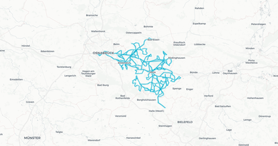 Liniennetz von Schrage Reisen