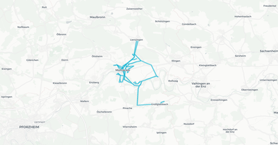 Liniennetz von Stadtbus Mühlacker