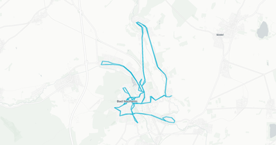 Liniennetz von Stadtwerke Bad Nauheim