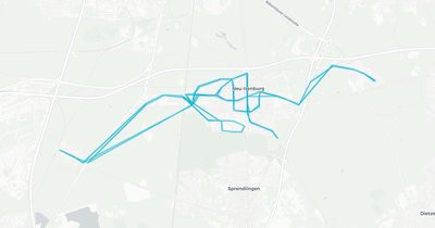 Liniennetz von Stadtwerke Neu-Isenburg