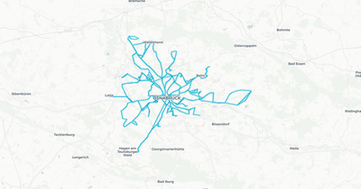 Liniennetz von Stadtwerke Osnabrück