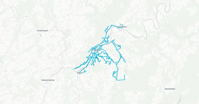 Liniennetz von Stadtwerke Trier