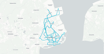 Liniennetz von Stadtwerke Verkehrsbetriebe Wilhelmshaven GmbH