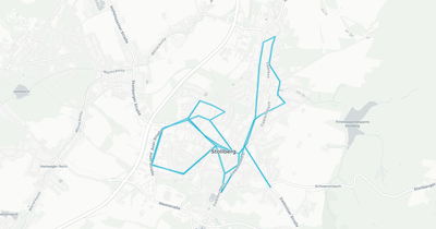 Liniennetz von Stollberg Bus