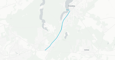 Liniennetz von Strausberger Eisenbahn GmbH