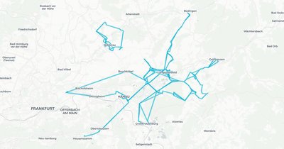 Liniennetz von Stroh Busverkehr GmbH