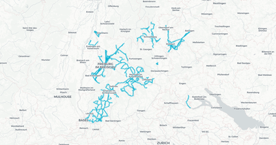 Liniennetz von SüdbadenBus GmbH
