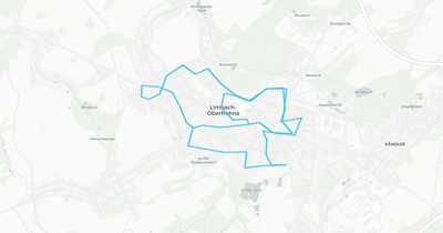 Liniennetz von SV Limbach-Oberfrohna Bus