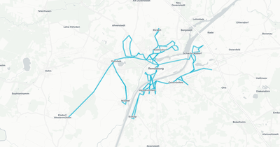 Liniennetz von Transdev Nord GmbH