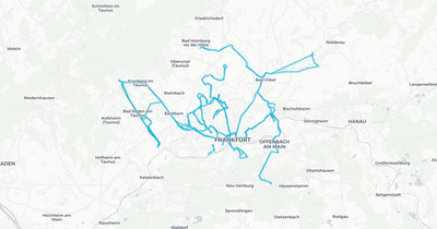 Liniennetz von Transdev Rhein-Main