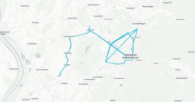 Liniennetz von VAG - BUS