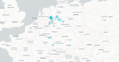 Liniennetz von Veelker GmbH & Co. KG