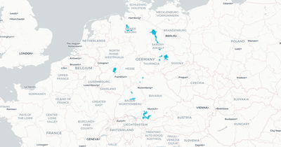 Liniennetz von Verkehrsbetrieb Rhein-Westerwald GmbH