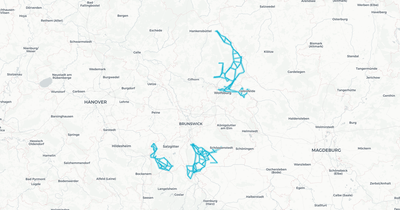 Liniennetz von Verkehrsbetriebe Bachstein