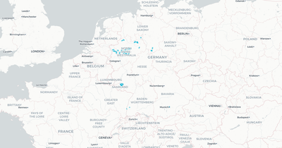 Liniennetz von Verkehrsbetriebe Hamm