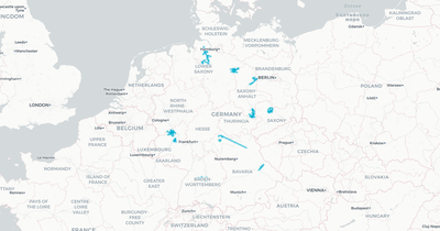 Liniennetz von Verkehrsbetriebe Mittelrhein AWV