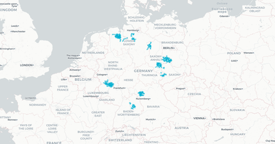 Liniennetz von Verkehrsbetriebe Mittelrhein VREM