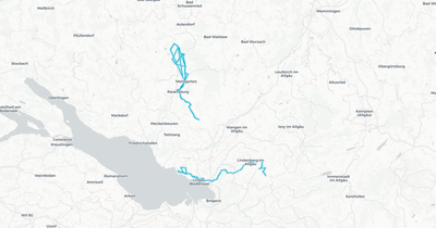 Liniennetz von Verkehrsbetriebe Schussental